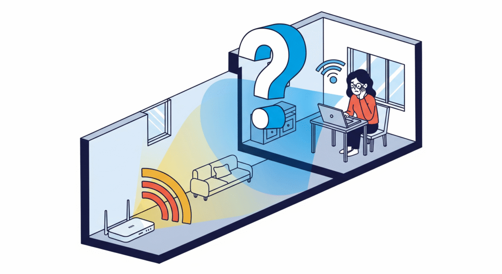 techguiado_sinal_wi-fi-fraco-casa-1024x559 Sinal Wi-Fi Não Chega em Toda a Casa? Repetidor vs. Rede Mesh: O Guia Definitivo