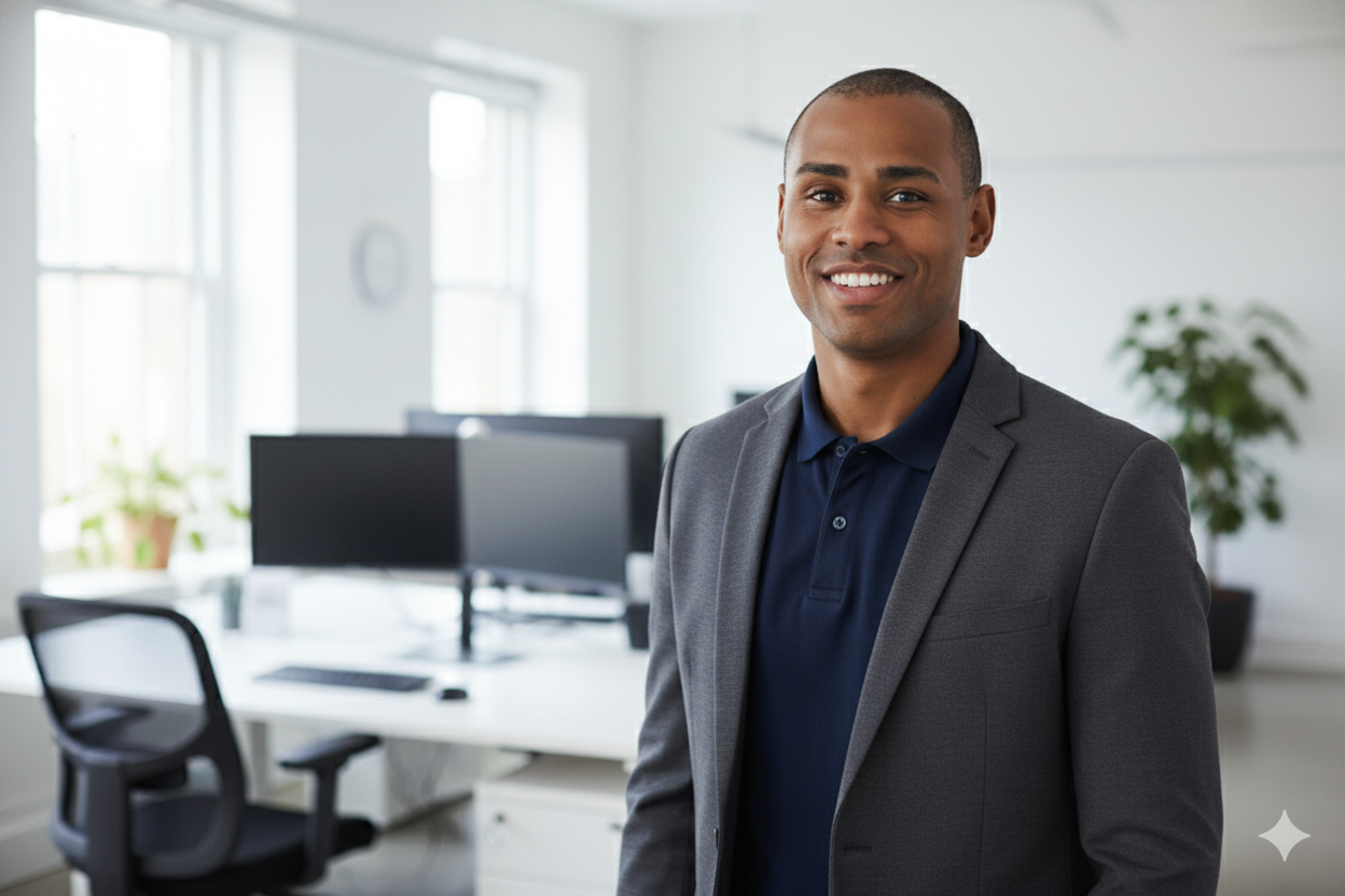  5 Exemplos de Prompt Foto Masculina Profissional