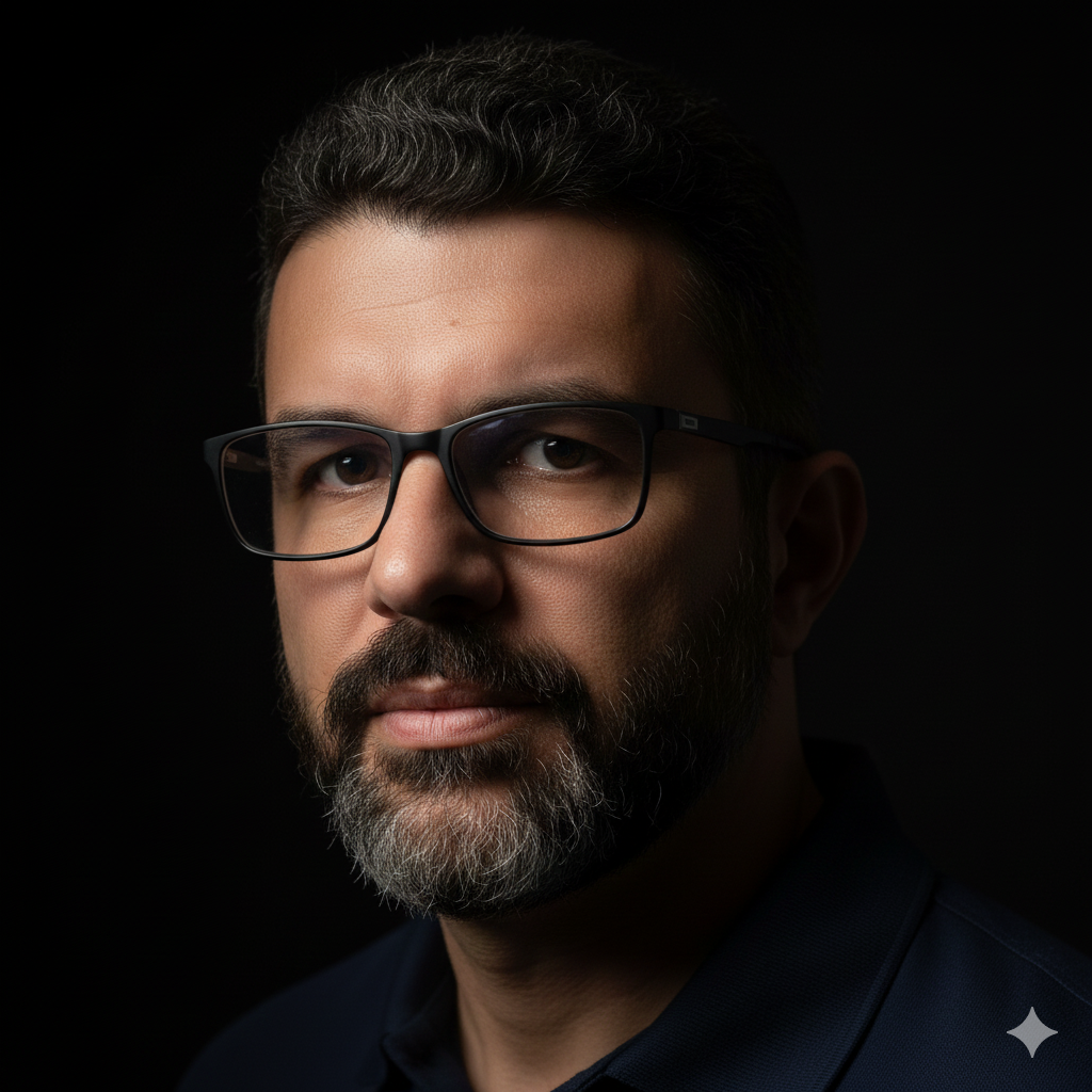 prompt_foto_profissional_masculinocamisa_preta-close-up_linkedin_techguiado 5 Prompt Foto Masculina Profissional com IA