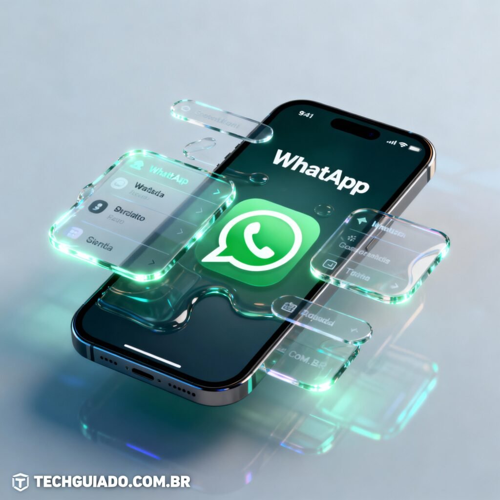 WhatsApp Liquid Glass: Novo Visual no iOS 26 - TECH GUIADO
