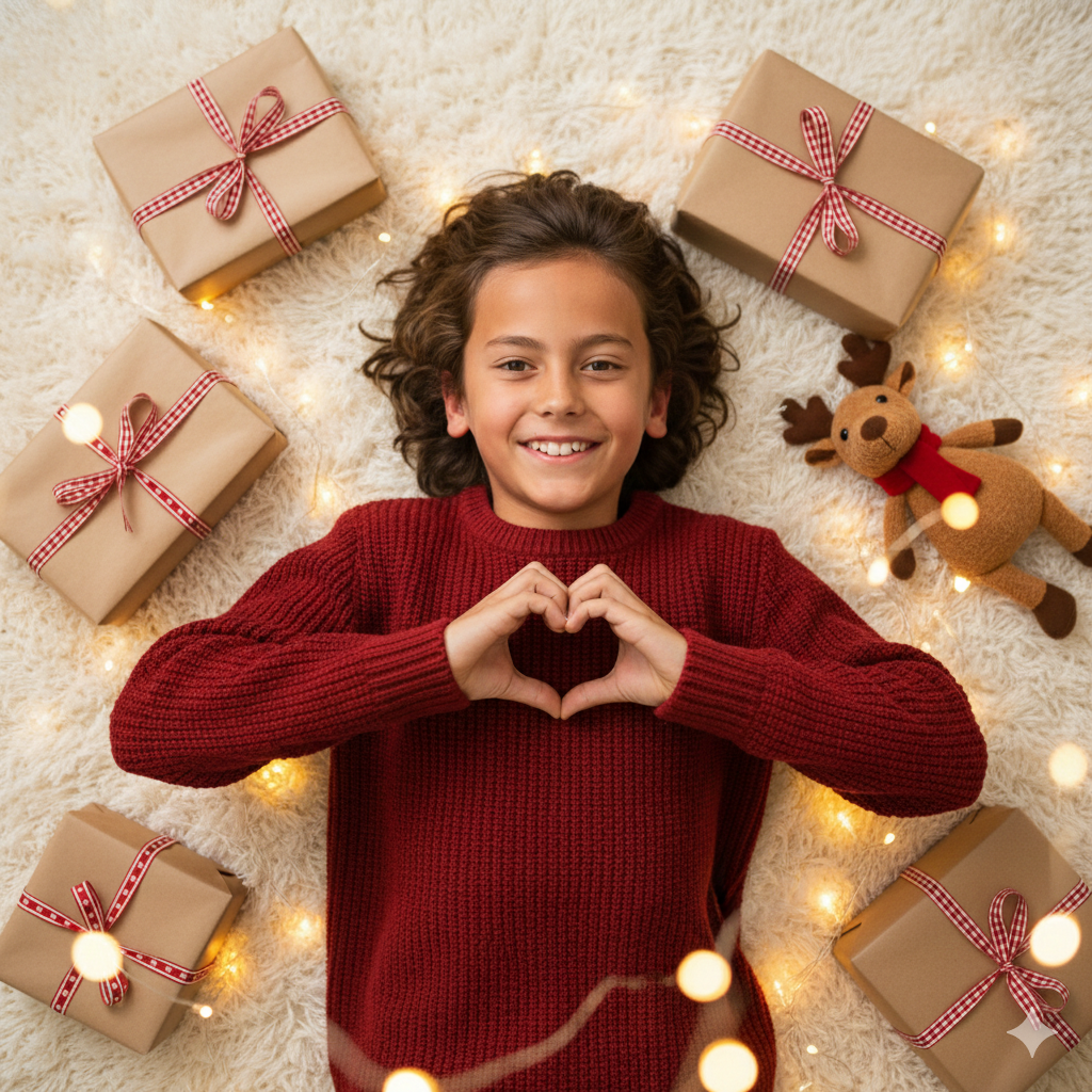 prompt-de-natal-menino-crianca-crianca-presentes-coracao-techguiado Prompt Natal Menino: Guia Completo para Criar Imagens com IA