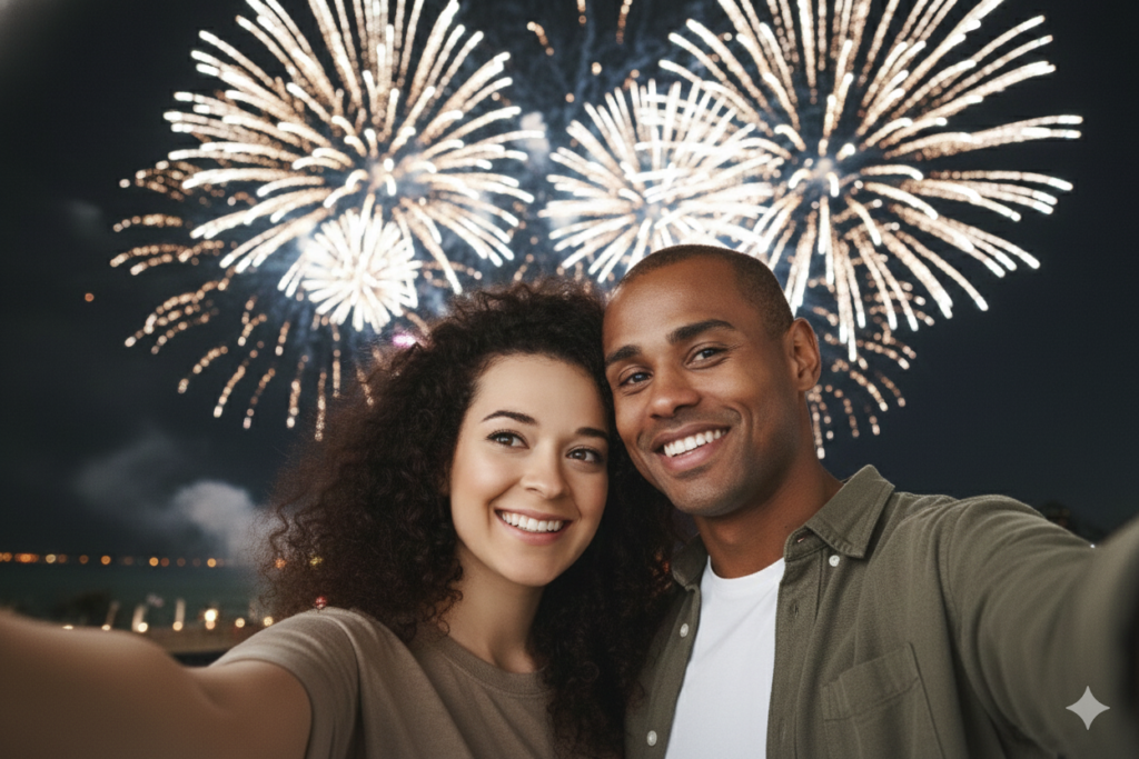  Prompt Casal Ano Novo: Crie Fotos Realistas com Seu Rosto usando IA [Guia 2026]