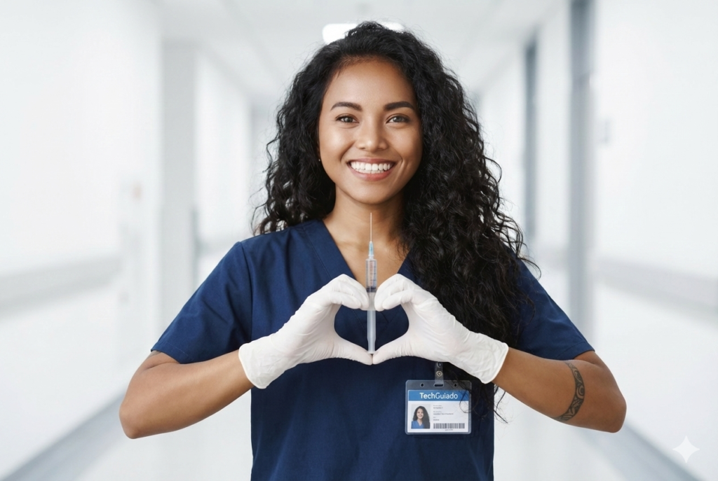 prompt-gemini-foto-profissional-enfermagem-techguiado-consultorio-coracao-1024x687 Prompt Gemini Foto Profissional Enfermagem: 10 Comandos Prontos [Guia Copie e Cole]