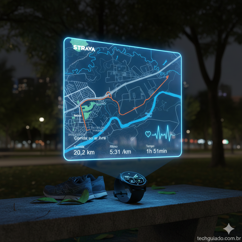 prompts-gemini-para-corredor-strava-dados-relogio-TECHGUIADO Prompts Gemini para Corredor: 10 Ideias Incríveis para o Instagram