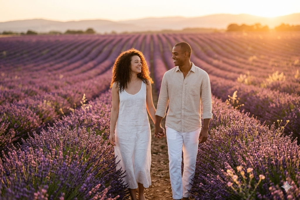 prompt-dia-dos-namorados-gemini-chatgpt-campo-lavanda-techguiado-1024x682 5 Melhores Prompts Fotos de Dia dos Namorados: Transforme seu Romance em Arte