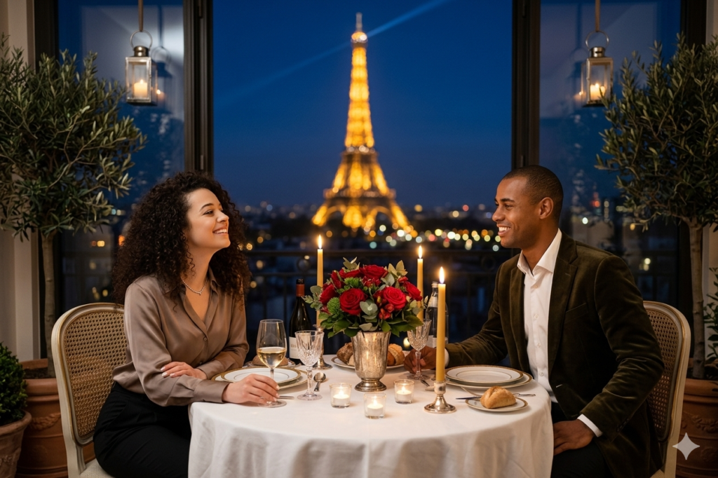 prompt-dia-dos-namorados-gemini-chatgpt-jantar-paris-techguiado-1024x682 5 Melhores Prompts Fotos de Dia dos Namorados: Transforme seu Romance em Arte