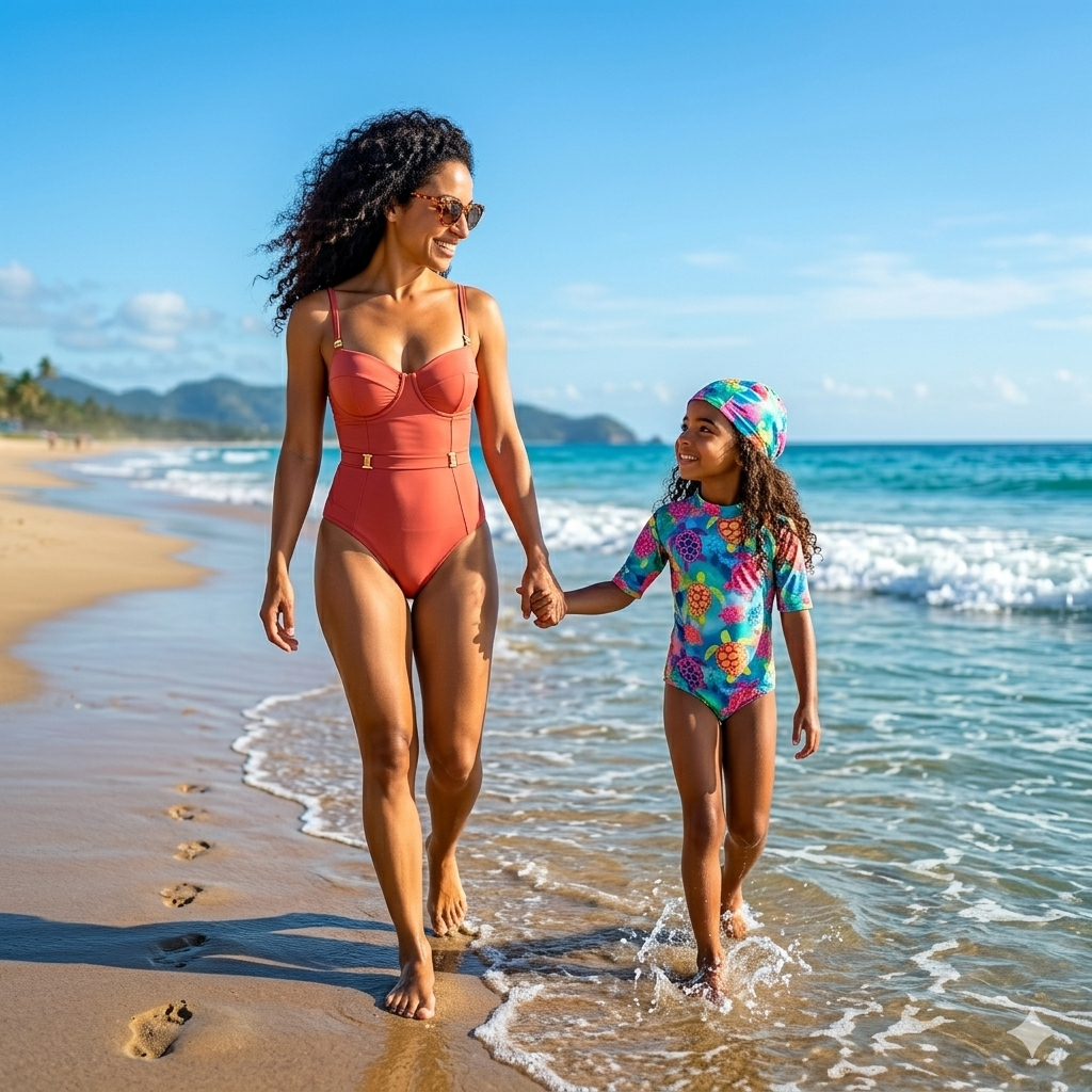 prompts-ia-gemini-dia-das-maes-praia-maio-techguiado 10+ Prompts IA Dia das Mães 2026 para Criar Fotos Emocionantes com Sua Mãe